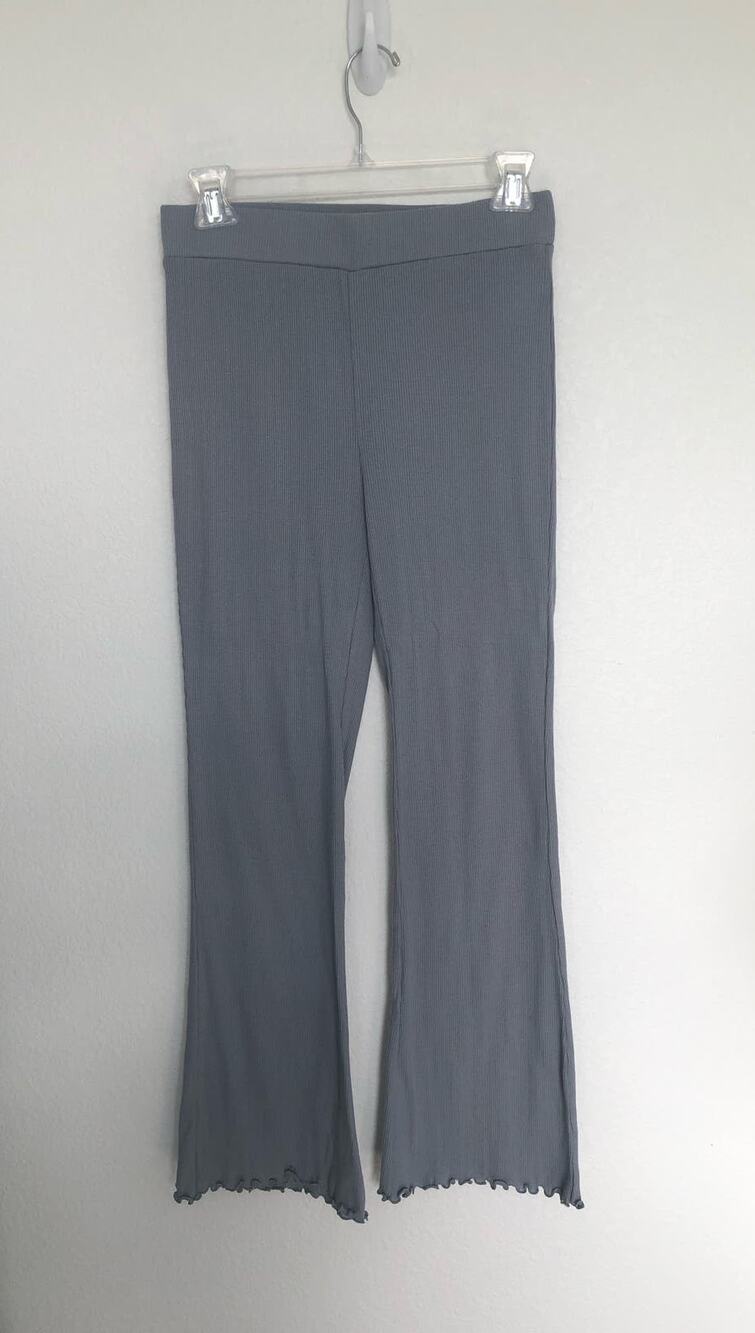 Madewell Light Blue Lettuce Trim Lounge Pants - S